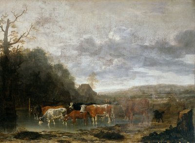 Paysage avec du bétail - Anthonie Van Borssum